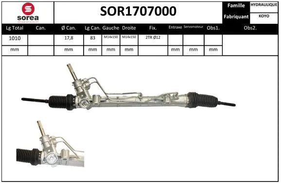 Steering Gear (SOR1707000)