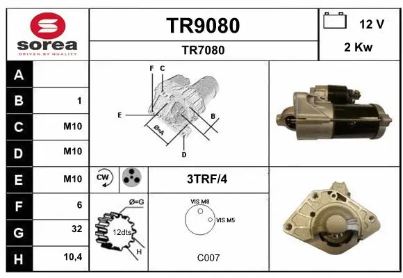 Starter (TR9080)