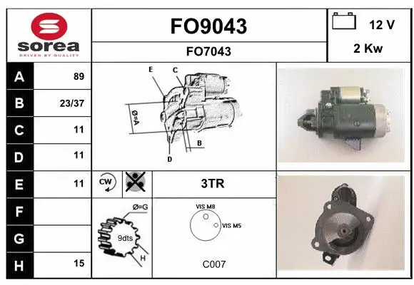 Starter (FO9043)