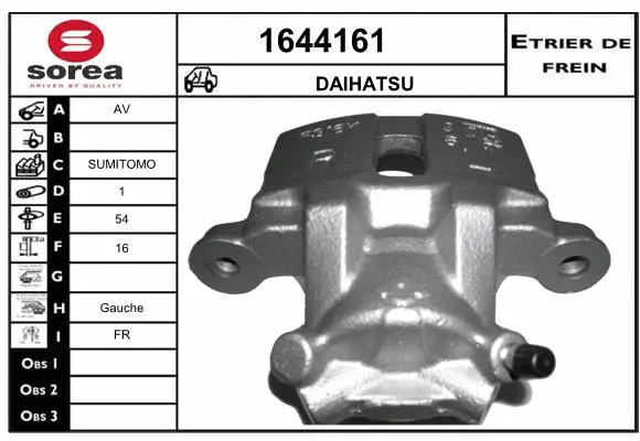 Brake Caliper (1644161)