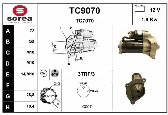 Starter (TC9070)