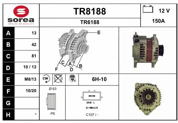 Alternator (TR8188)