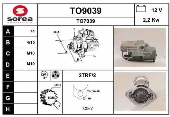 Starter (TO9039)