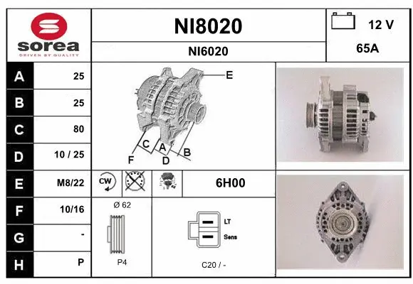 Alternator (NI8020)