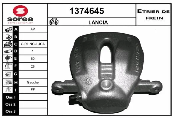 Brake Caliper (1374645)