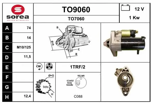Starter (TO9060)