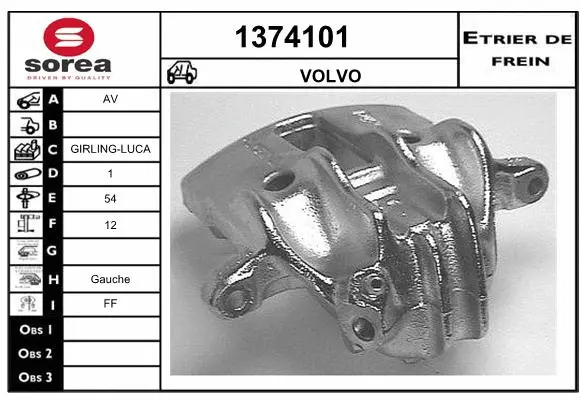 Brake Caliper (1374101)
