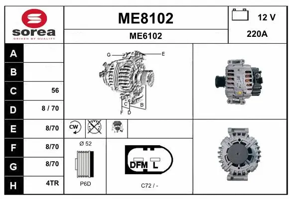 Alternator (ME8102)