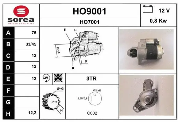 Starter (HO9001)