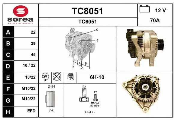 Alternator (TC8051)