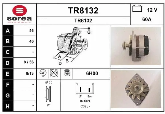 Alternator (TR8132)