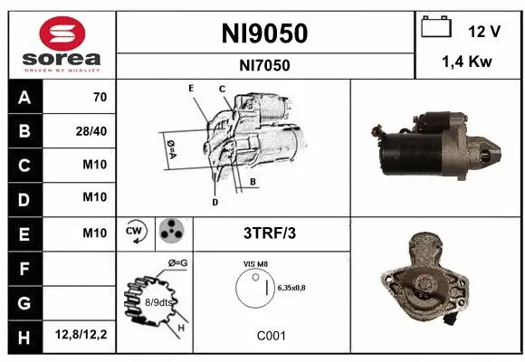 Starter (NI9050)