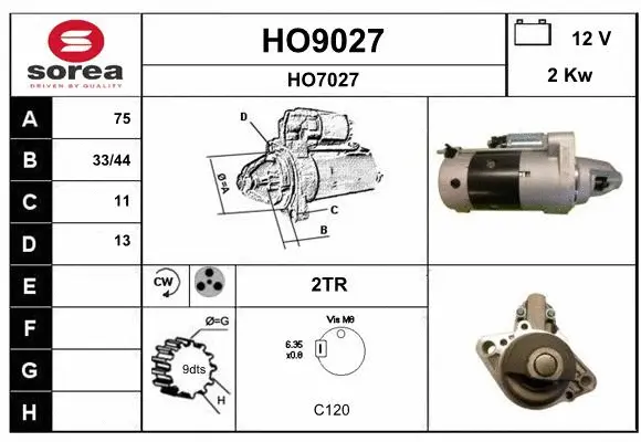 Starter (HO9027)