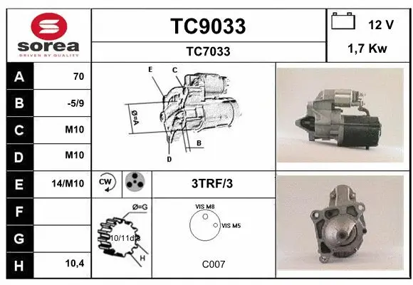 Starter (TC9033)