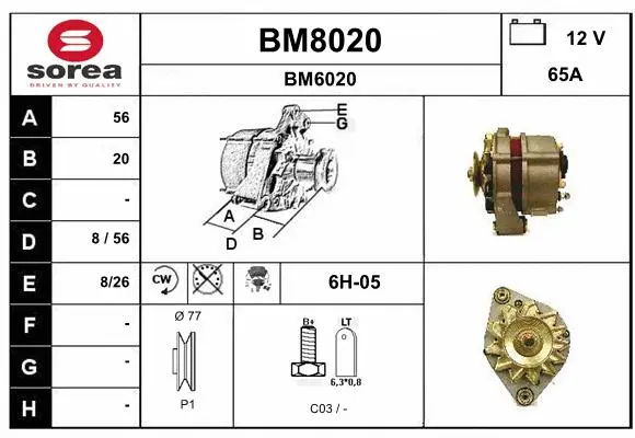 Alternator (BM8020)