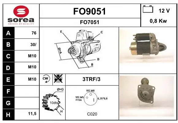 Starter (FO9051)