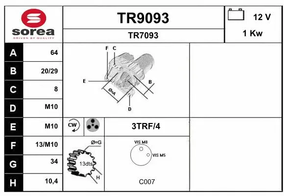 Starter (TR9093)