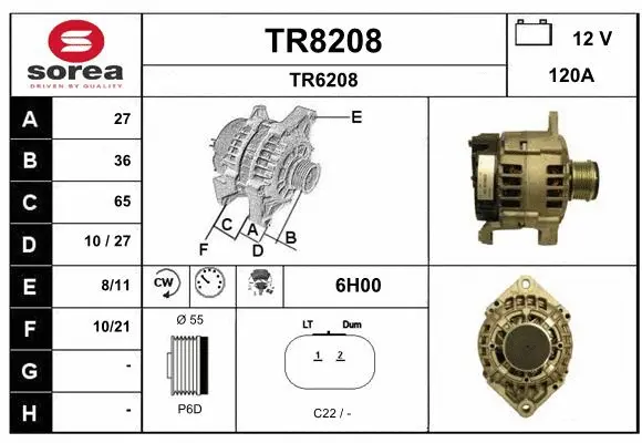 Alternator (TR8208)