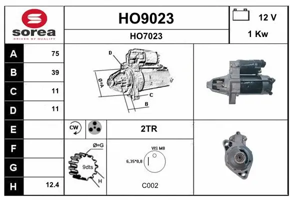 Starter (HO9023)