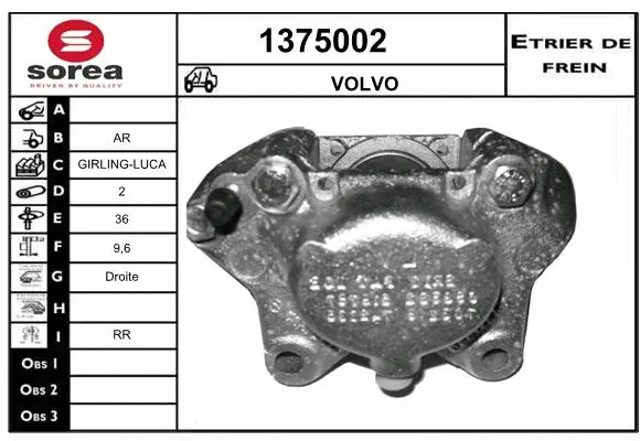 Brake Caliper (1375002)