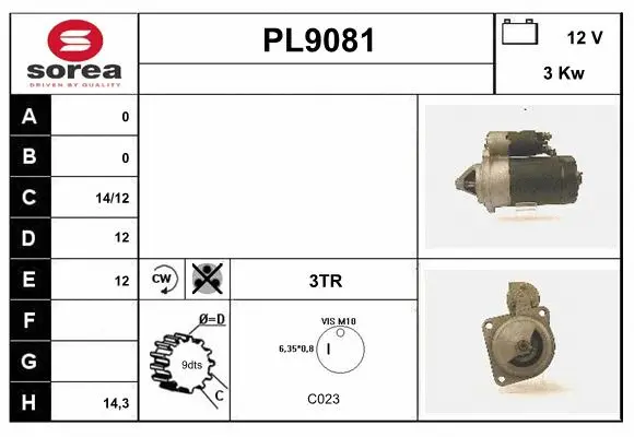 Starter (PL9081)
