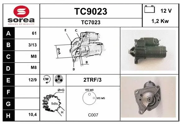 Starter (TC9023)