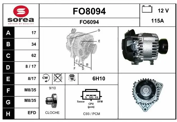 Alternator (FO8094)