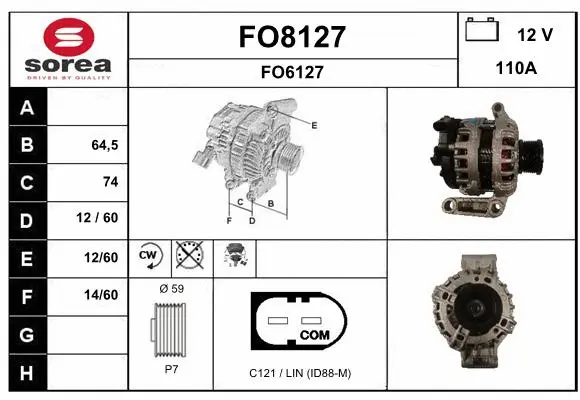 Alternator (FO8127)