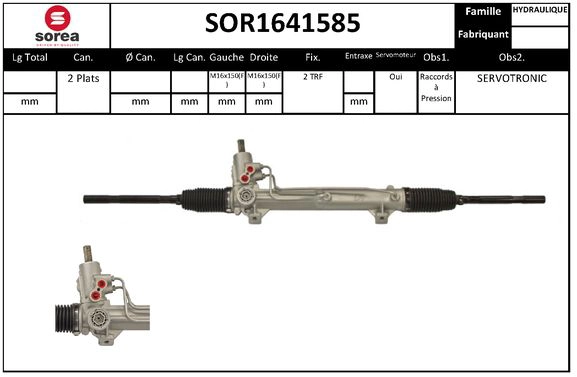 Steering Gear (SOR1641585)