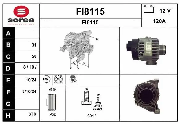 Alternator (FI8115)