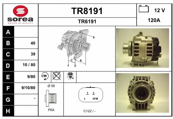 Alternator (TR8191)