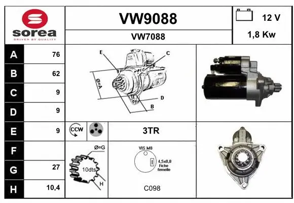 Starter (VW9088)