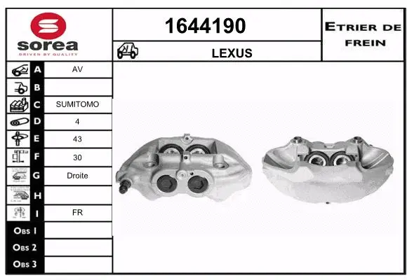 Brake Caliper (1644190)