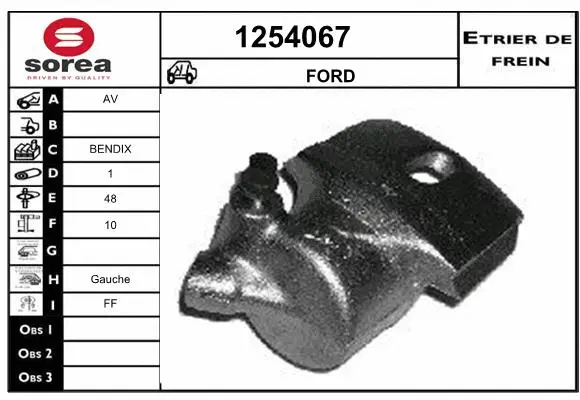 Brake Caliper (1254067)