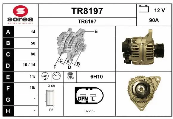 Alternator (TR8197)
