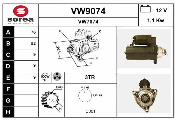 Starter (VW9074)