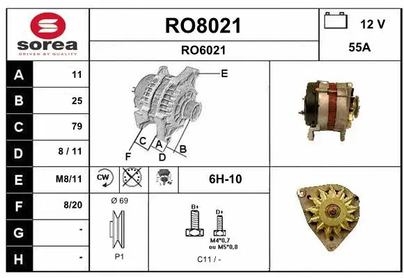 Alternator (RO8021)