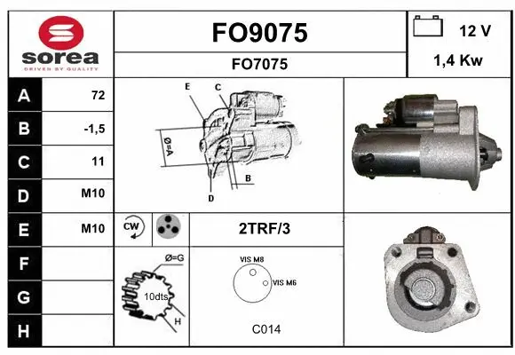 Starter (FO9075)