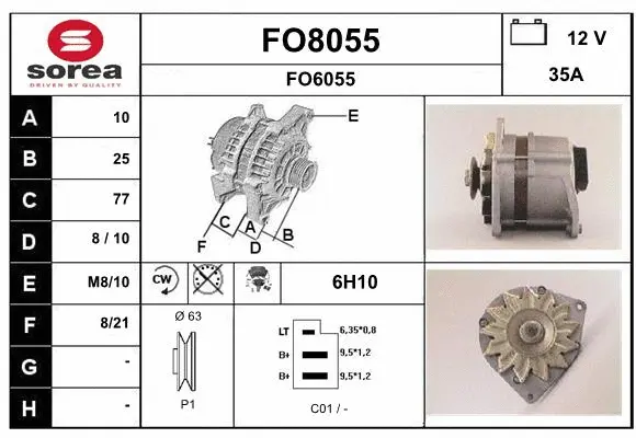 Alternator (FO8055)