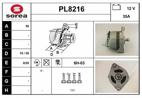 Alternator (PL8216)