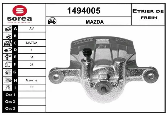 Brake Caliper (1494005)