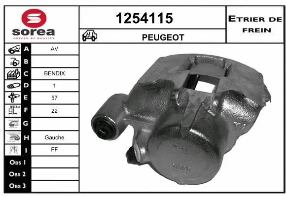 Brake Caliper (1254115)