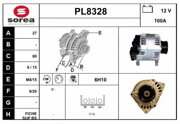 Alternator (PL8328)