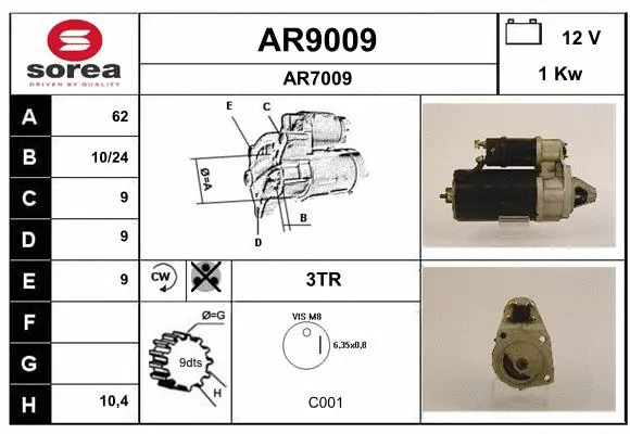 Starter (AR9009)