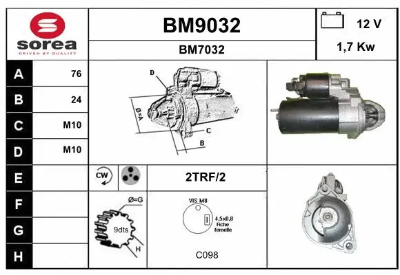 Starter (BM9032)