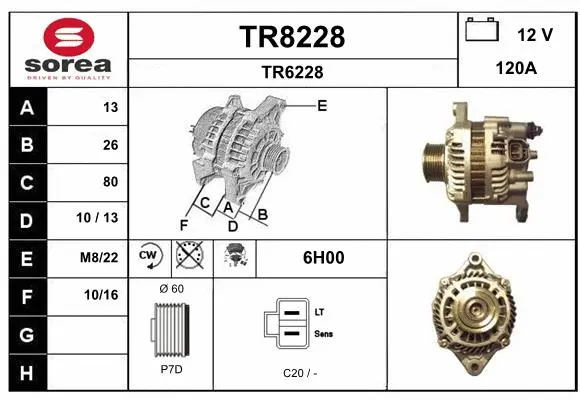 Alternator (TR8228)