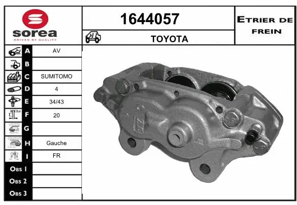 Brake Caliper (1644057)