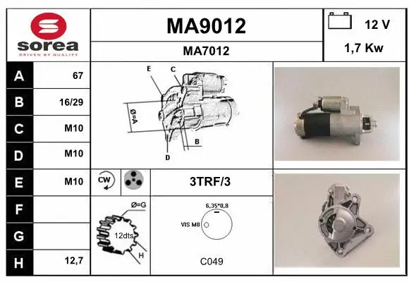 Starter (MA9012)