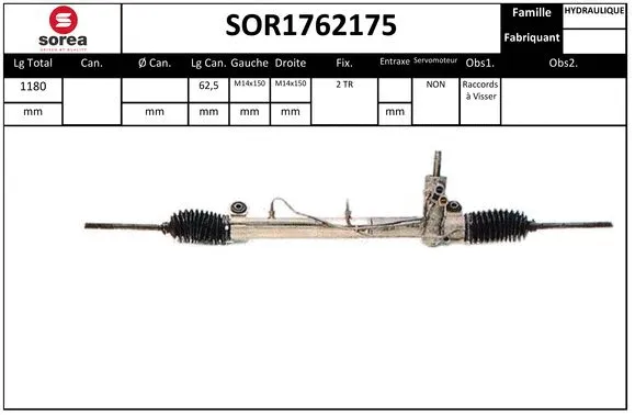 Steering Gear (SOR1762175)