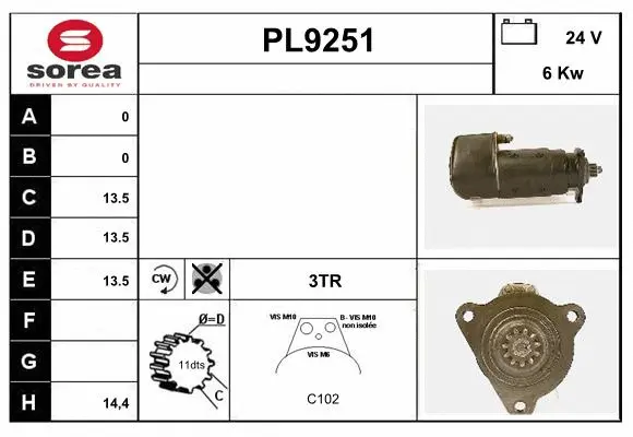 Starter (PL9251)